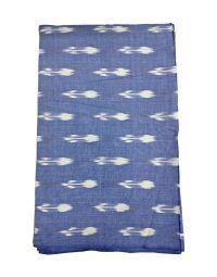 8A Blue & White Arrow design Ikat Handwoven Fabric Material