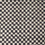 Black & White checks Double Ikat Designed Handwoven Fabric Material