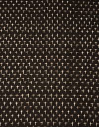 O1 Black & White Plus Double Ikat Designed Handwoven Fabric Material